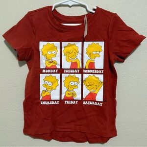 Old Navy Girl’s Lisa Simpsons Monday-Friday Shirt